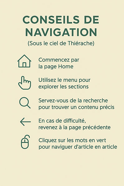 Sous le ciel de Thiérache - L'affiche "Conseils de navigation"