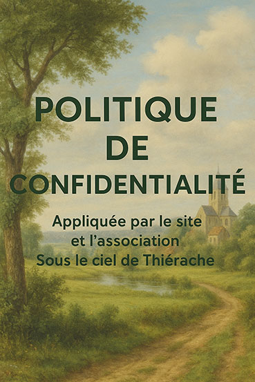 Sous le ciel de Thiérache - L'affiche "Politique de confidentialité"