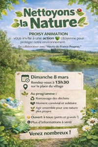 Affiche Nettoyons la nature