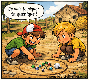 © Bande dessinée pour quénique