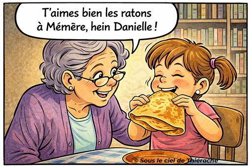 © Bande dessinée pour raton
