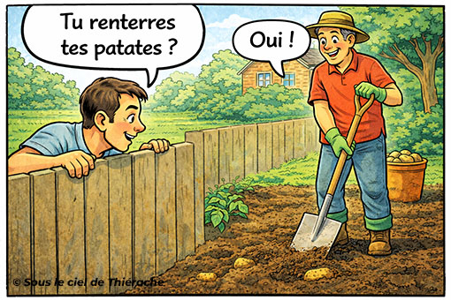 © Bande dessinée pour renterrer